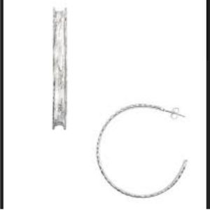 Silpada English polish hoop earrings